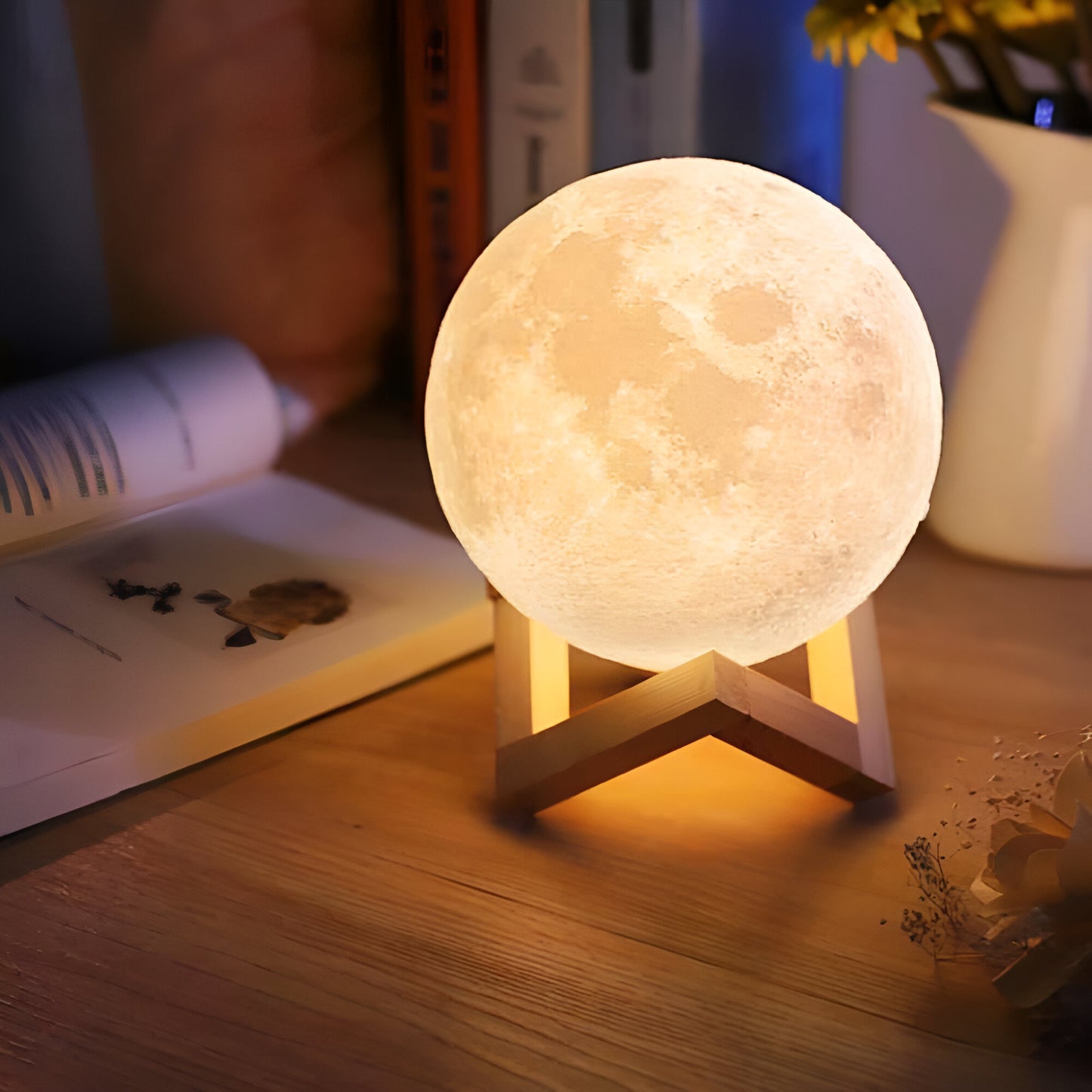 Lámpara Luna 3D LED